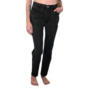 Vintage 90's BONGO "Original Slim Double Black" High Rise Cotton Mom-Jeans